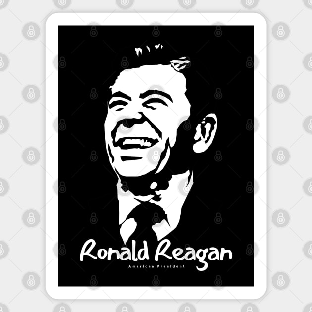 The American President Ronald Reagan Magnet by KewaleeTee